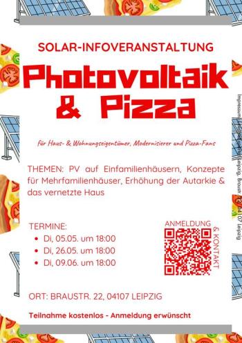 PV und Pizza